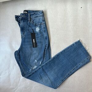Fashion nova slim straight jeans